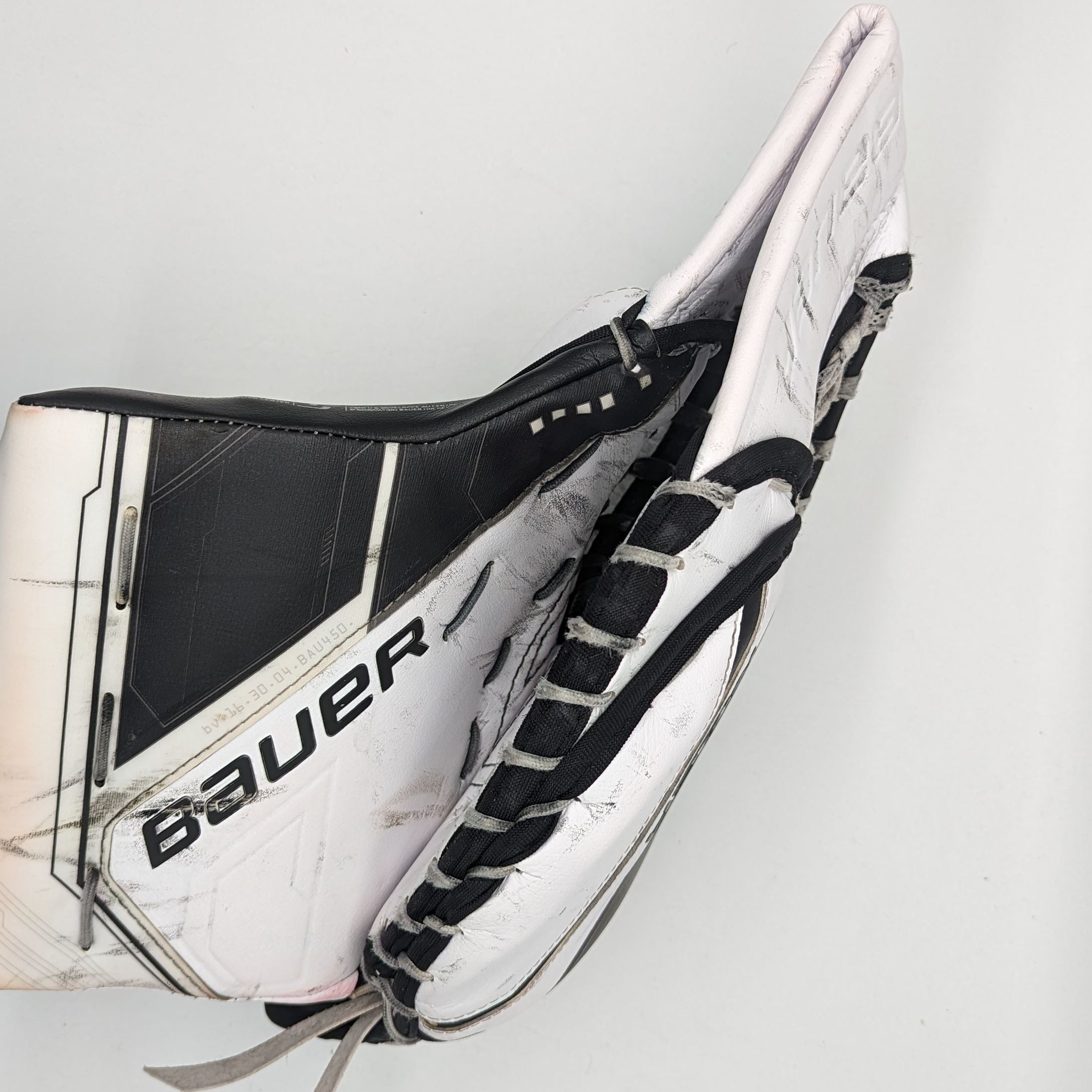 Bauer Supreme Mach - Ensemble de protections de gardien senior Pro Stock d'occasion (noir/blanc)